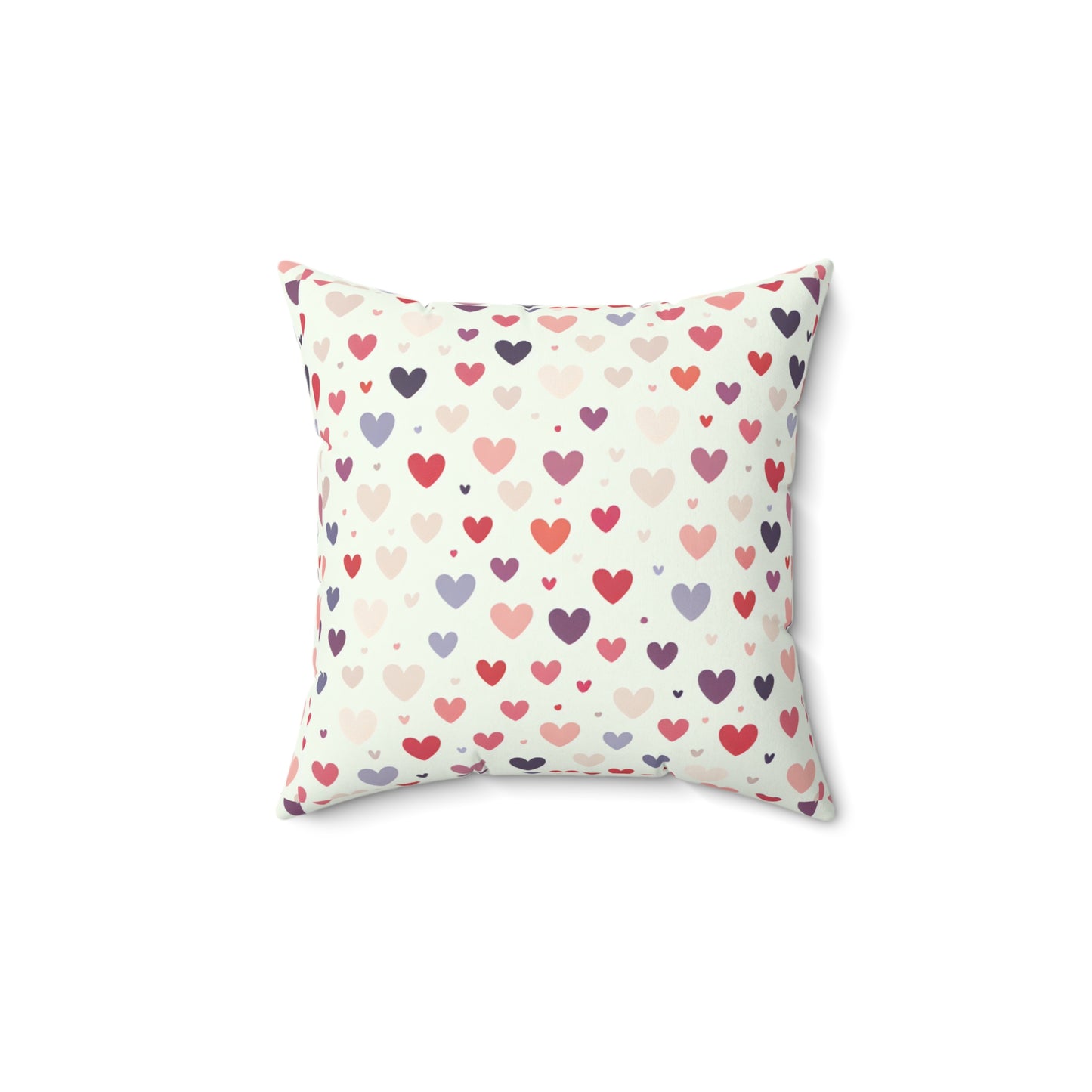 Heart Patterned Throw Pillow for Cozy Decor