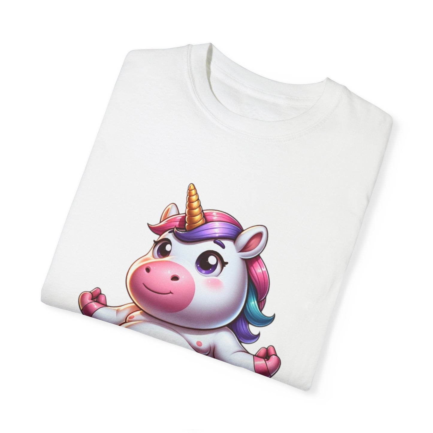 Whimsical Unicorn Yoga T-Shirt for Fun Lovers