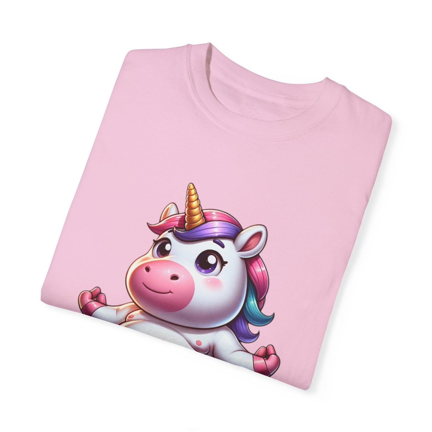 Whimsical Unicorn Yoga T-Shirt for Fun Lovers