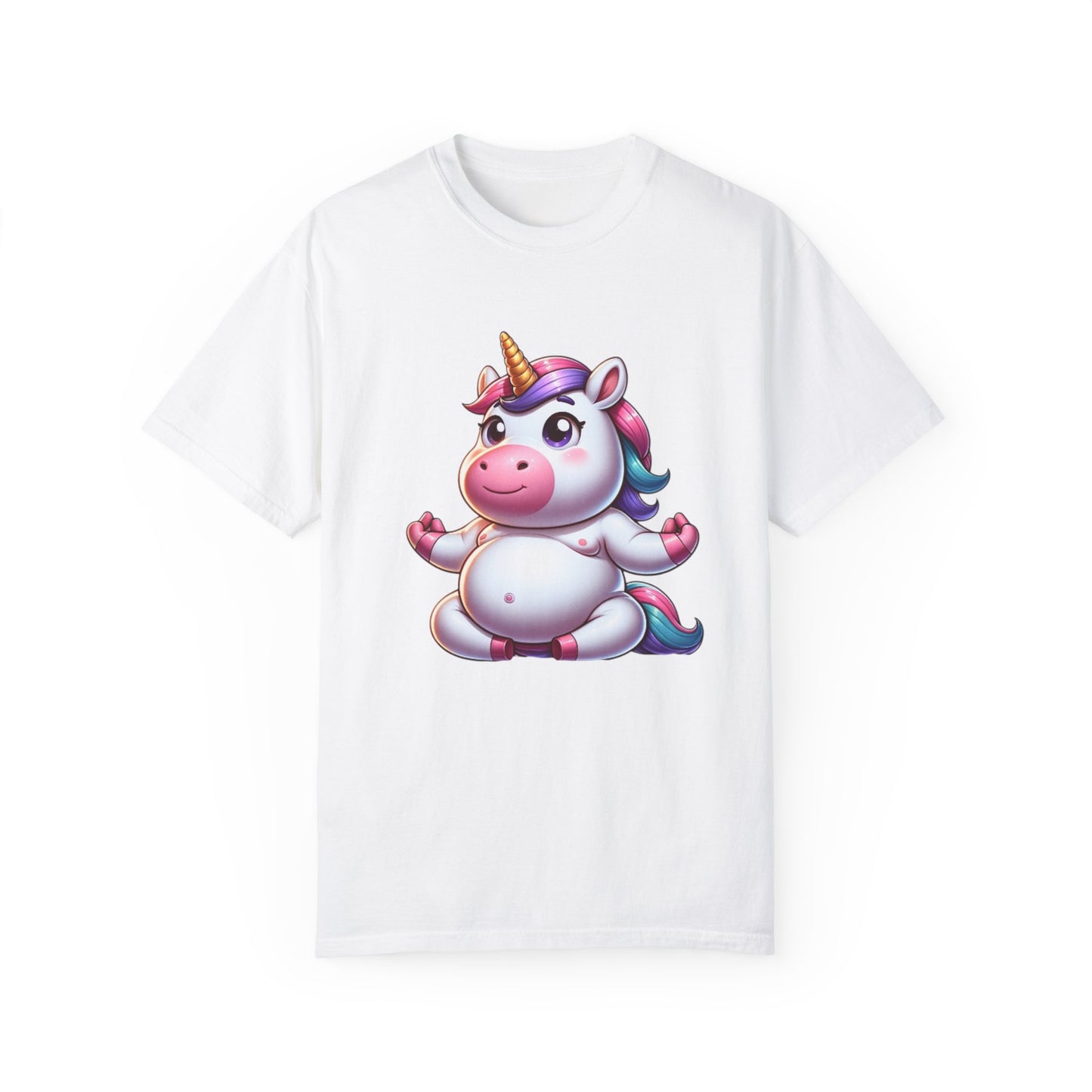 Whimsical Unicorn Yoga T-Shirt for Fun Lovers