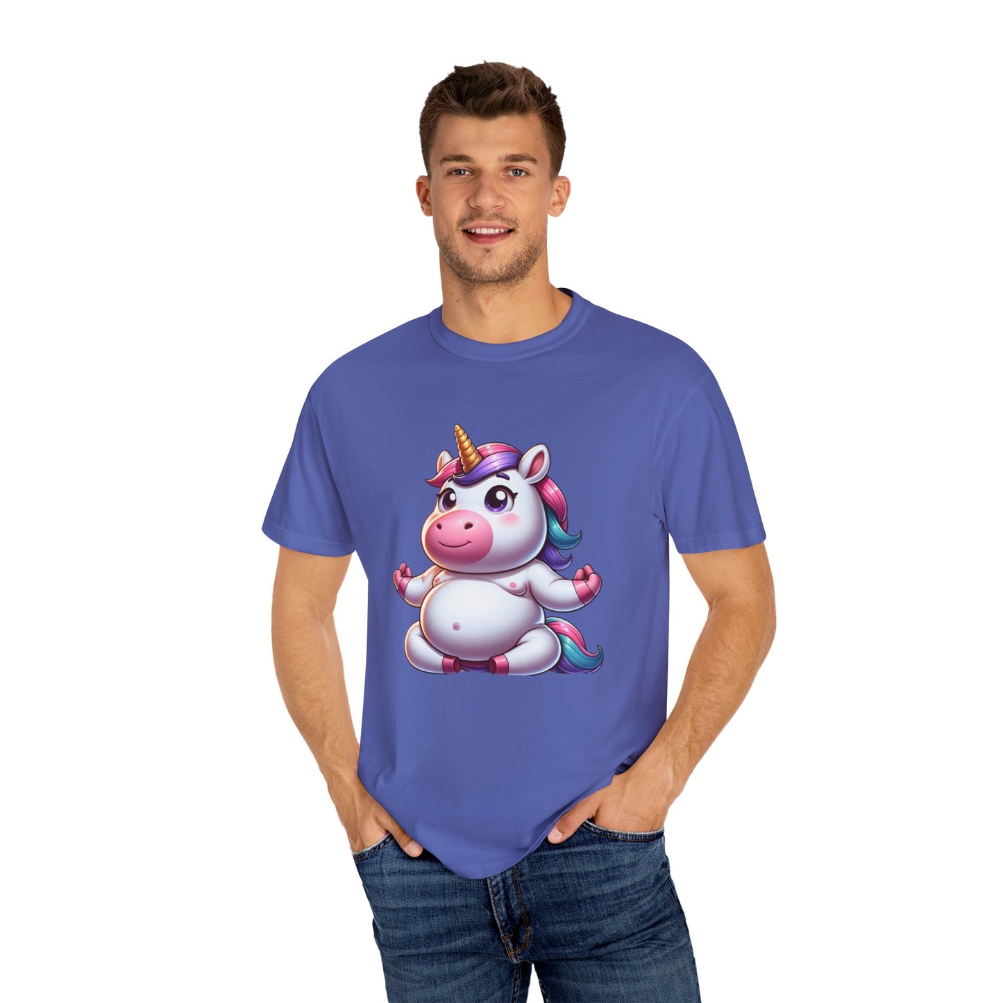 Whimsical Unicorn Yoga T-Shirt for Fun Lovers