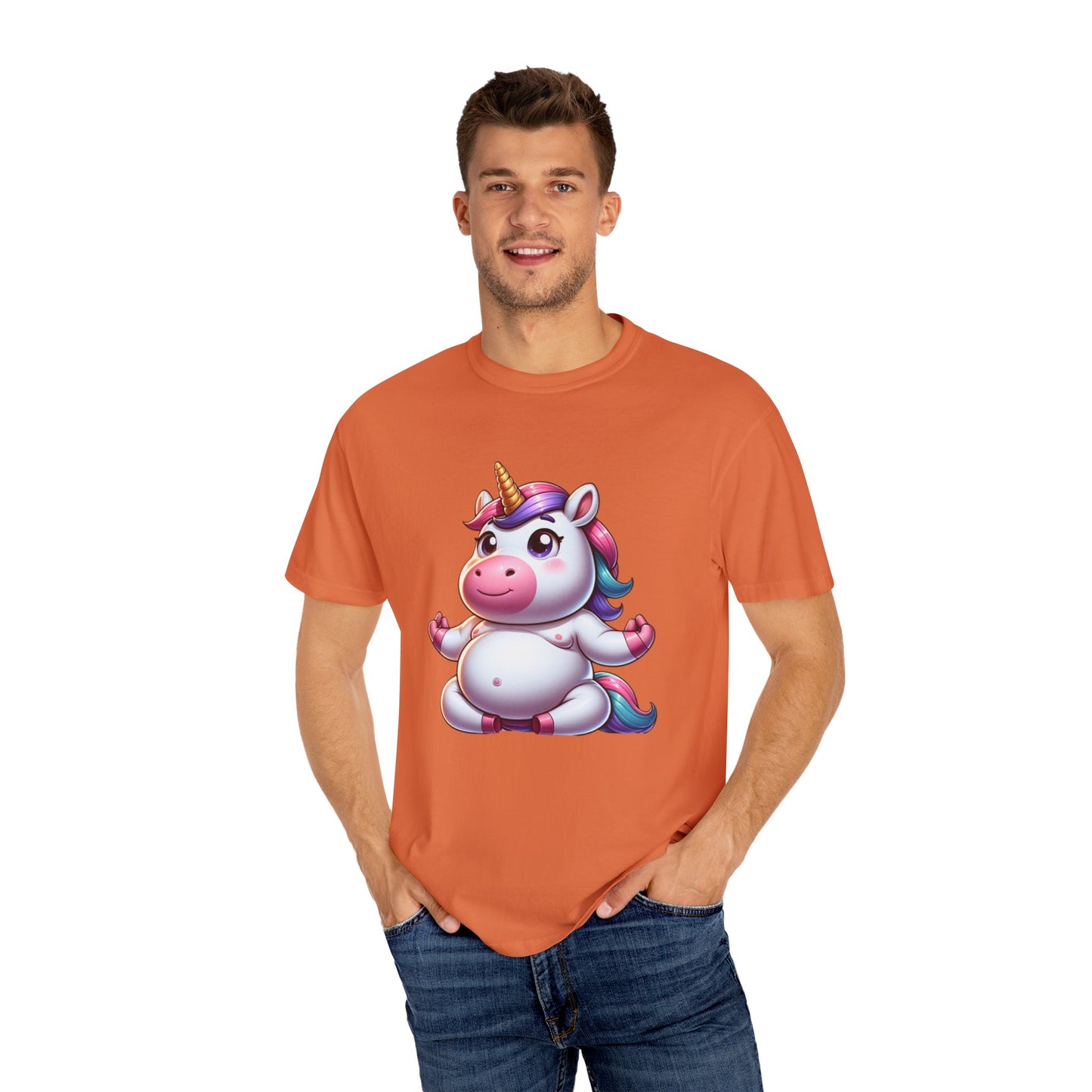 Whimsical Unicorn Yoga T-Shirt for Fun Lovers