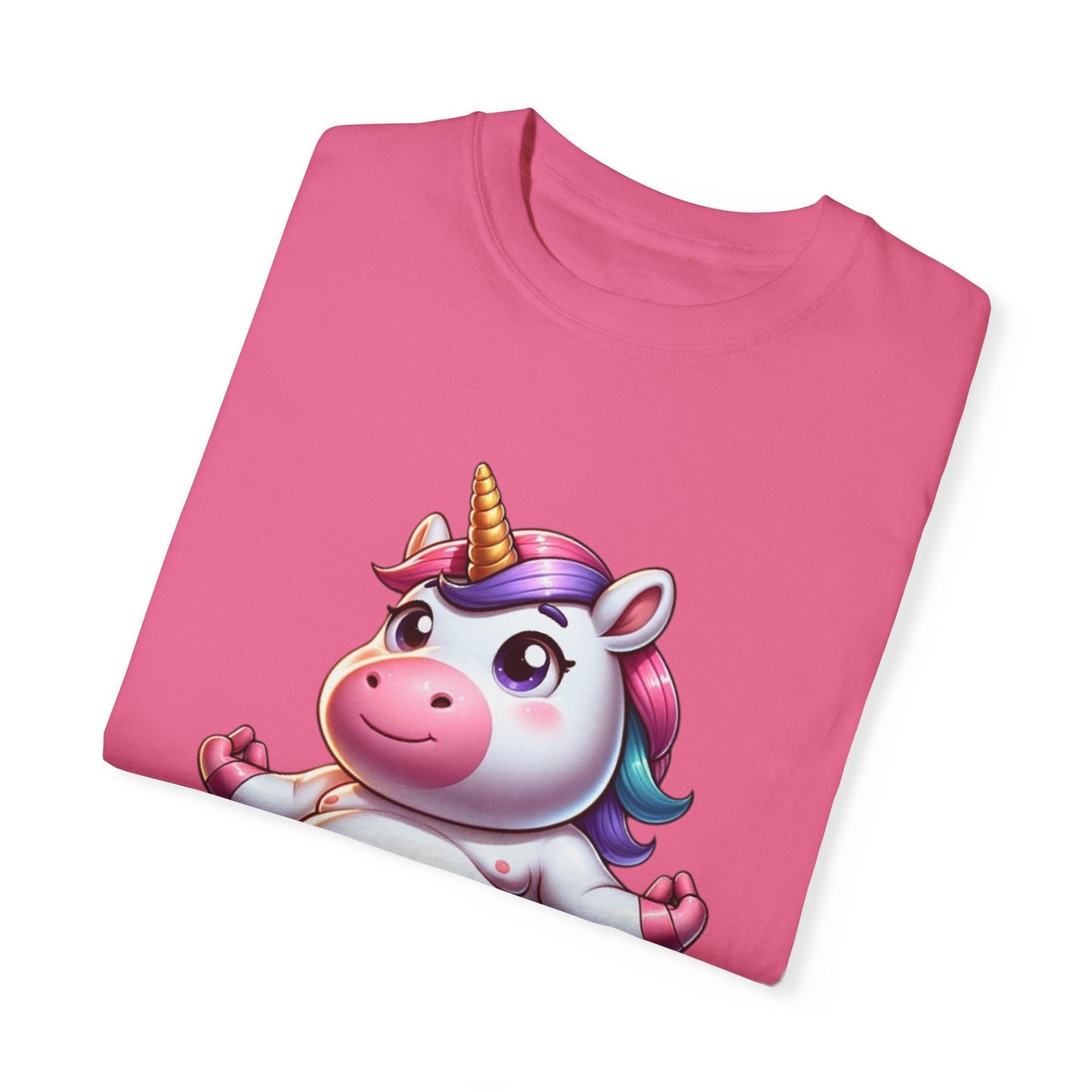 Whimsical Unicorn Yoga T-Shirt for Fun Lovers