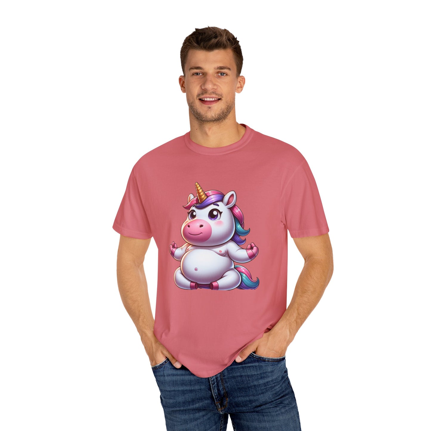 Whimsical Unicorn Yoga T-Shirt for Fun Lovers