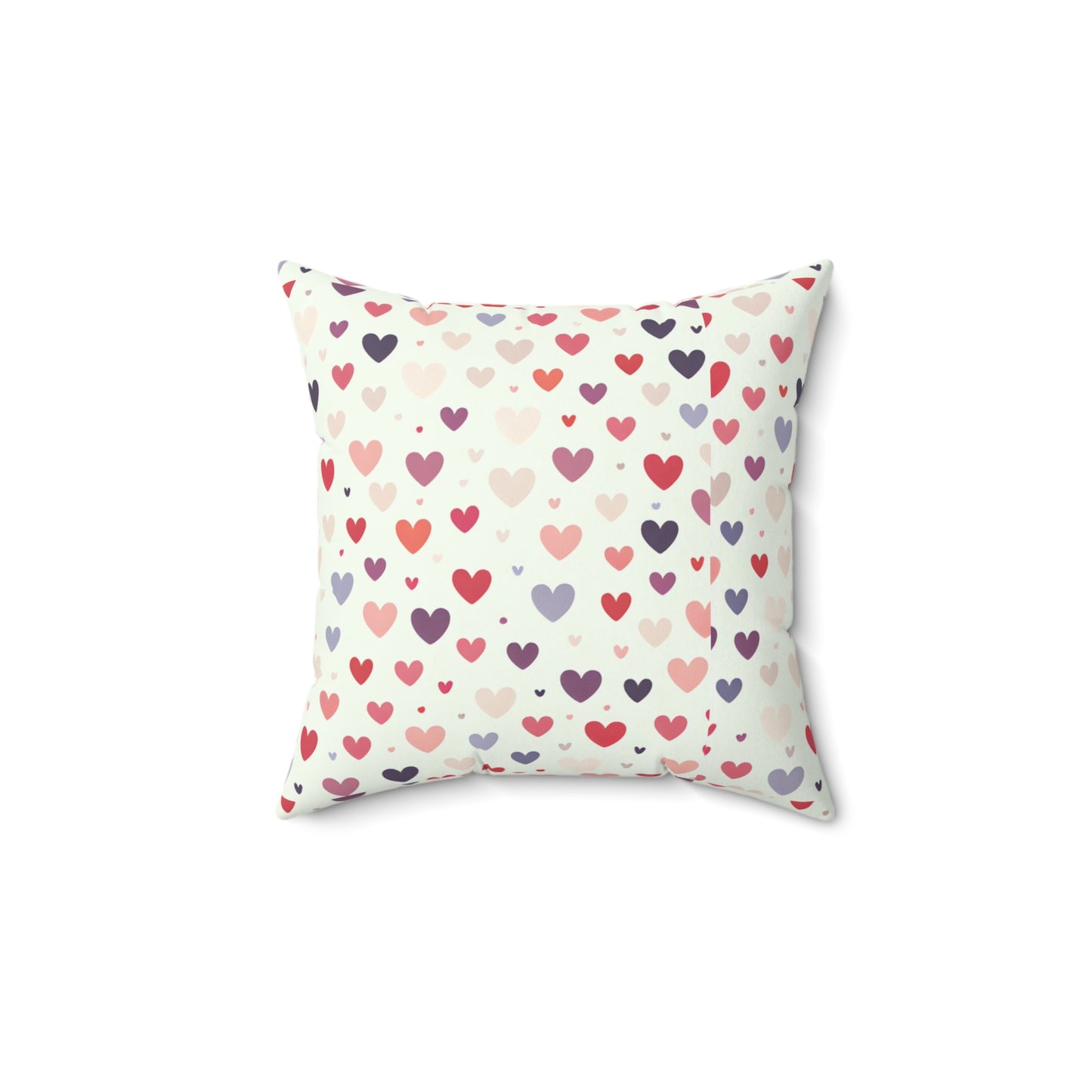 Heart Patterned Throw Pillow for Cozy Decor