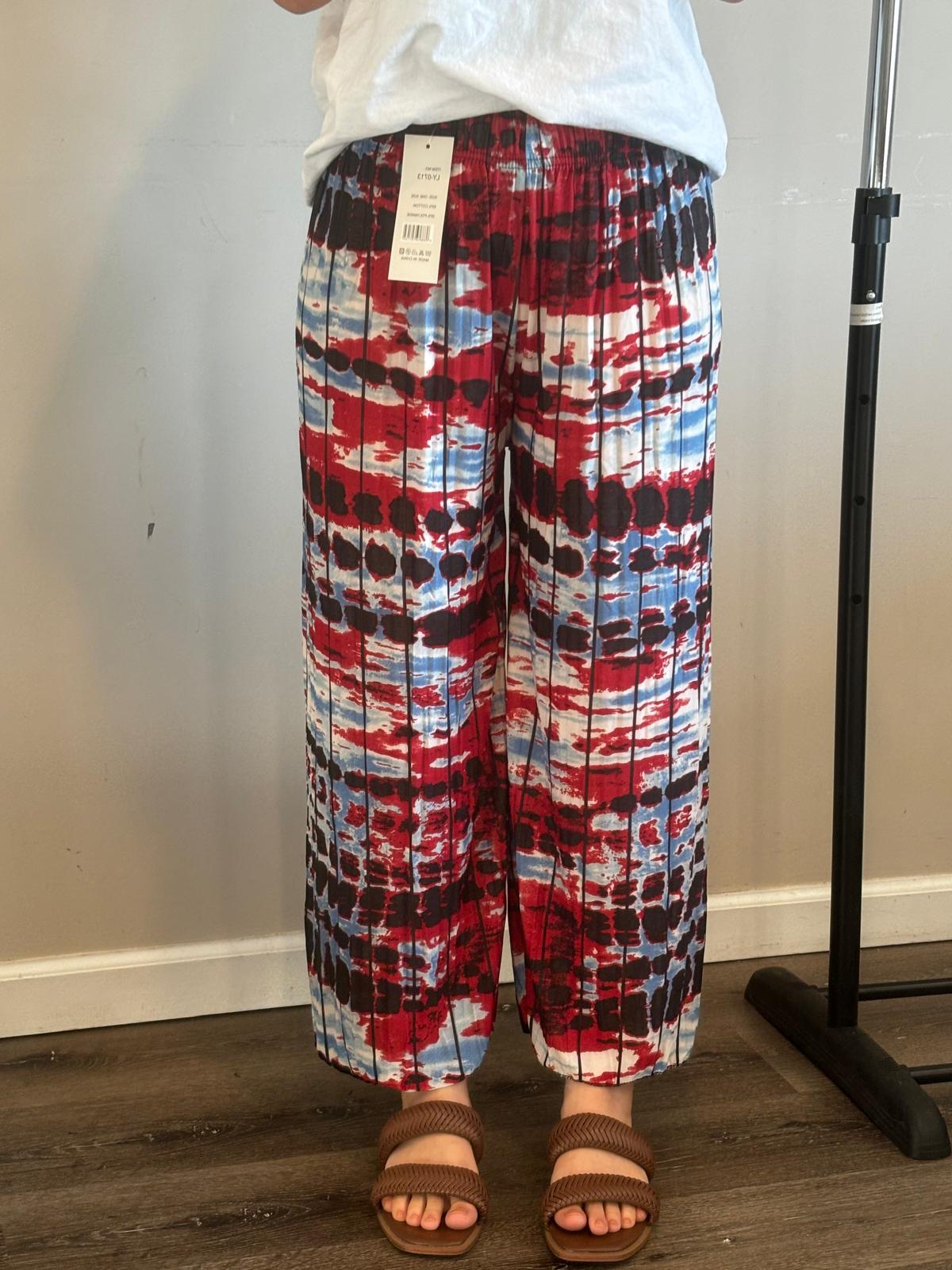 PALAZZO | RED | LY-0713
